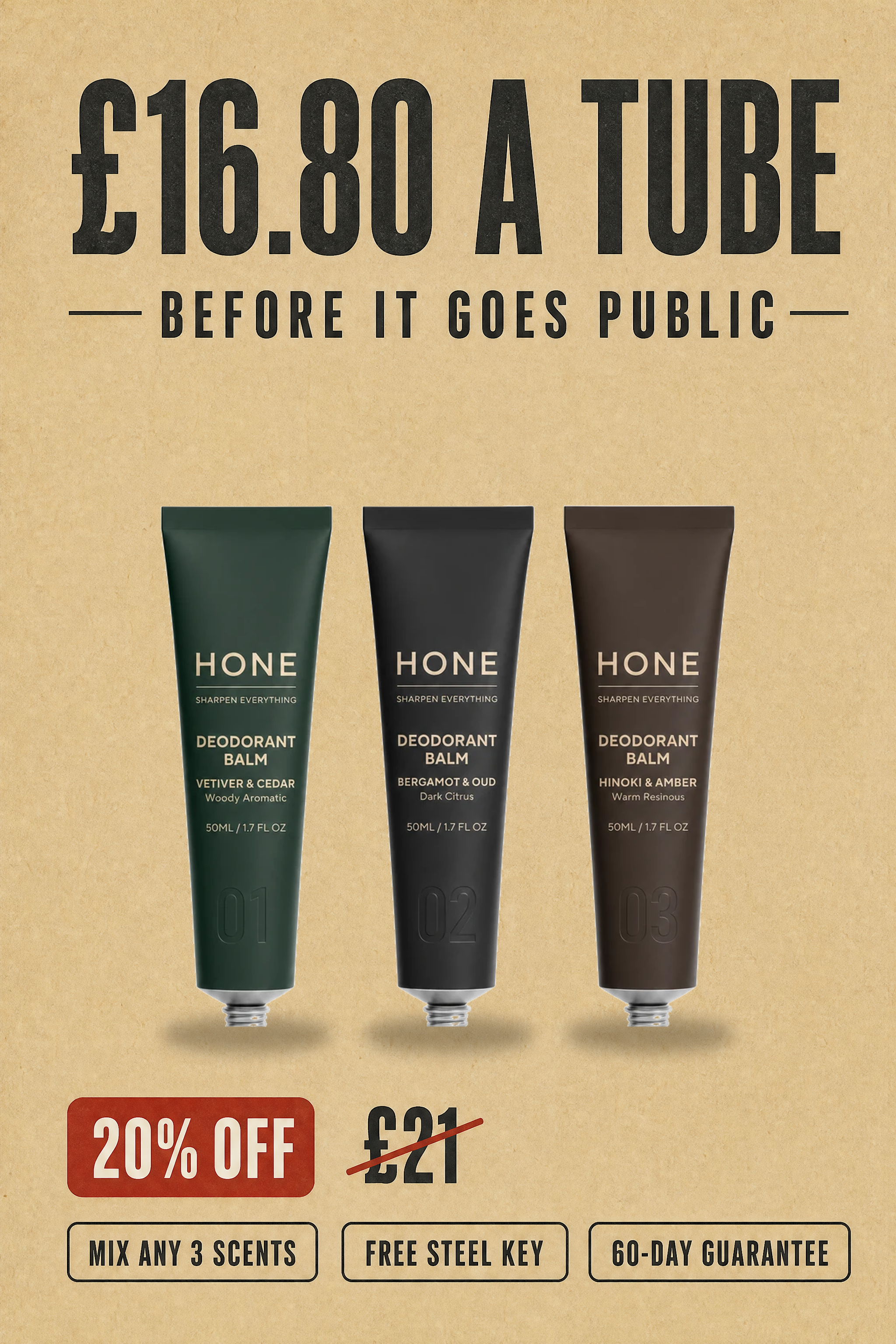 Hone offer ad